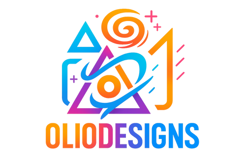 Логотип OlioDesigns на прозрачном фоне