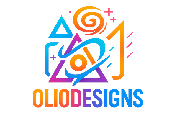 Логотип OlioDesigns на прозрачном фоне