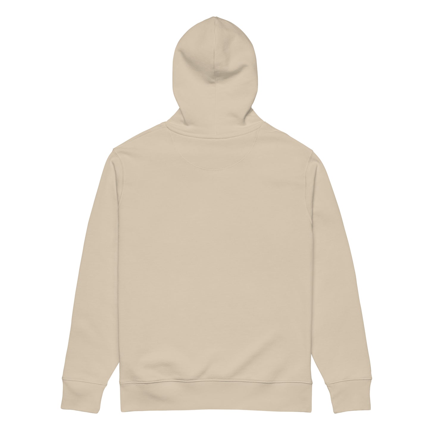 Beige organic cotton hoodie
