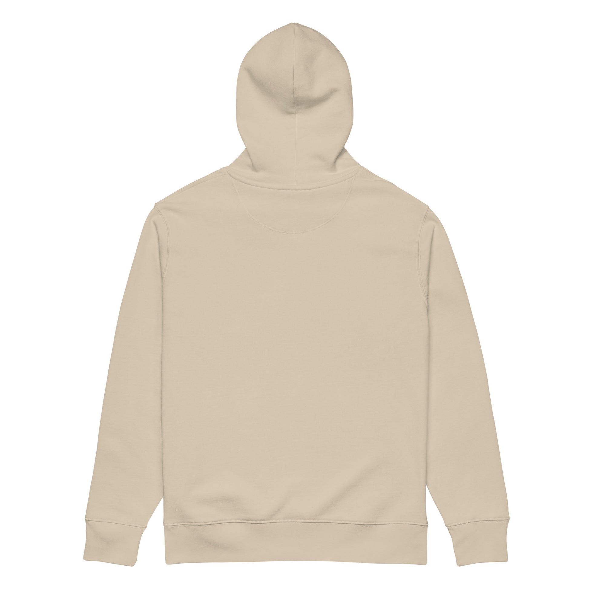 Beige organic cotton hoodie
