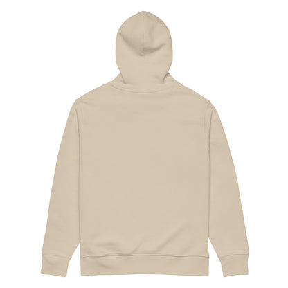 Beige organic cotton hoodie
