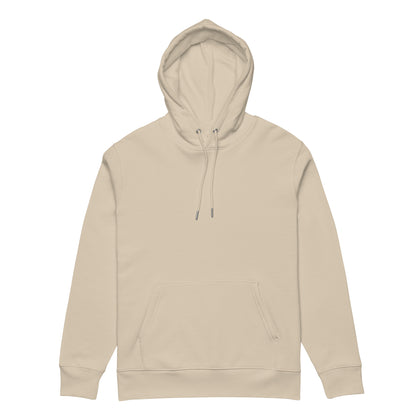 Beige organic cotton hoodie
