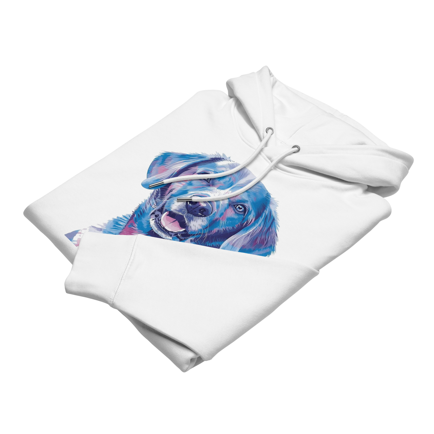 White organic cotton hoodie

