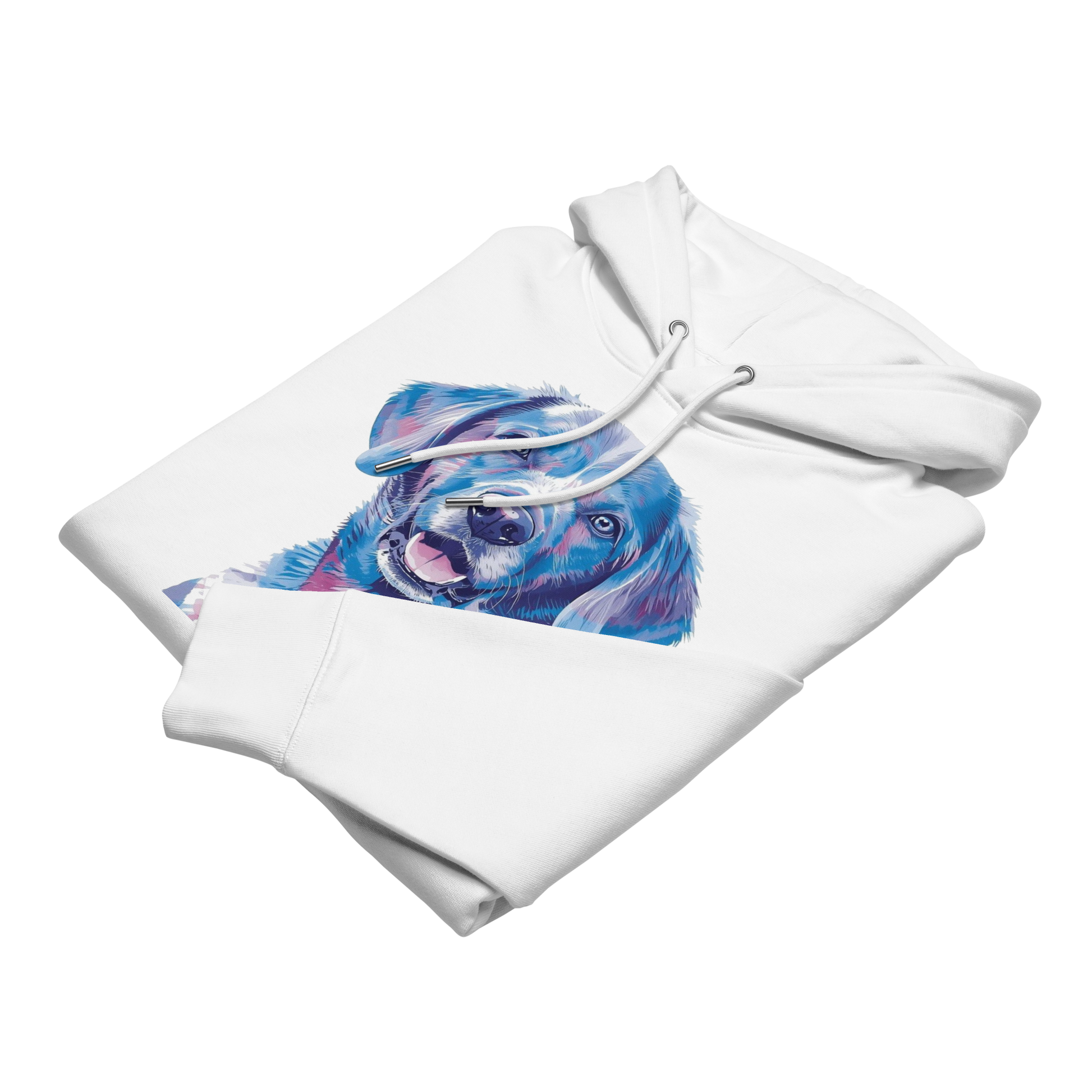 White organic cotton hoodie

