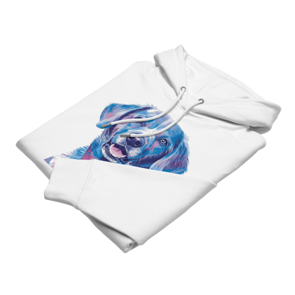 White organic cotton hoodie
