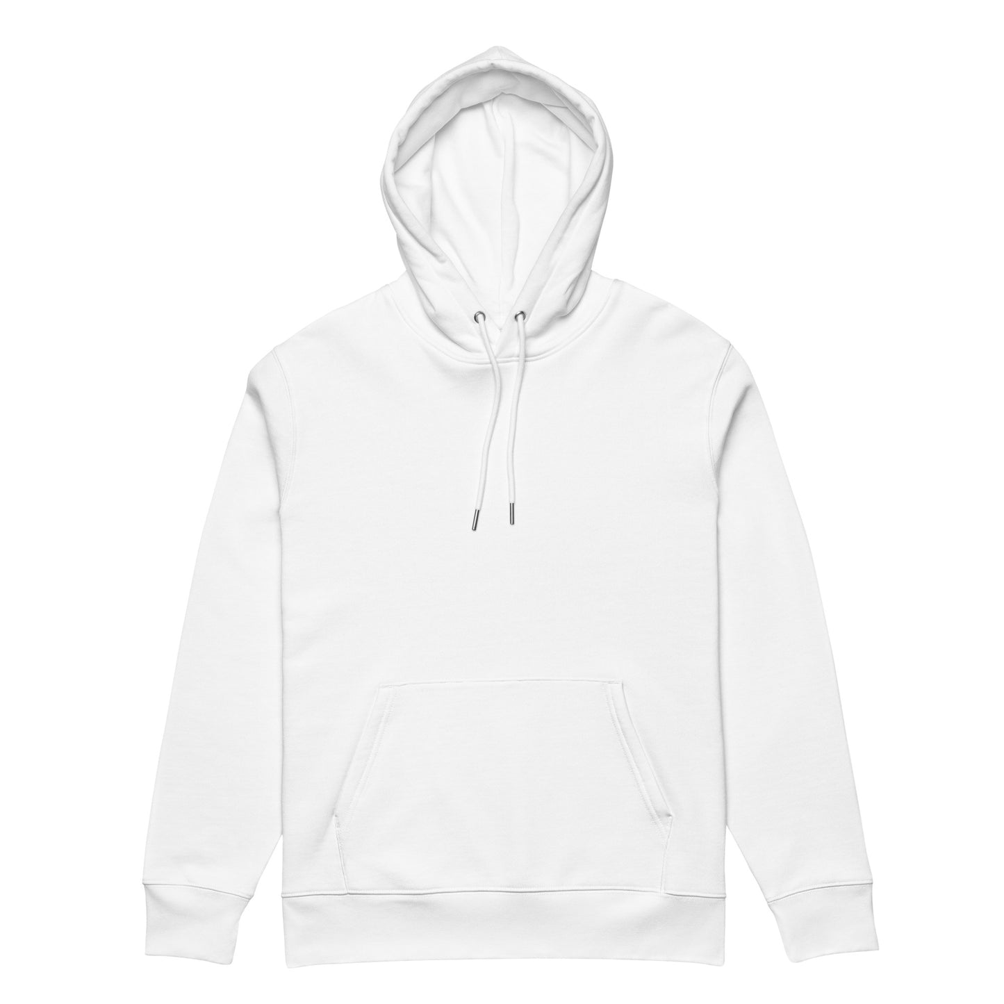 White organic cotton hoodie
