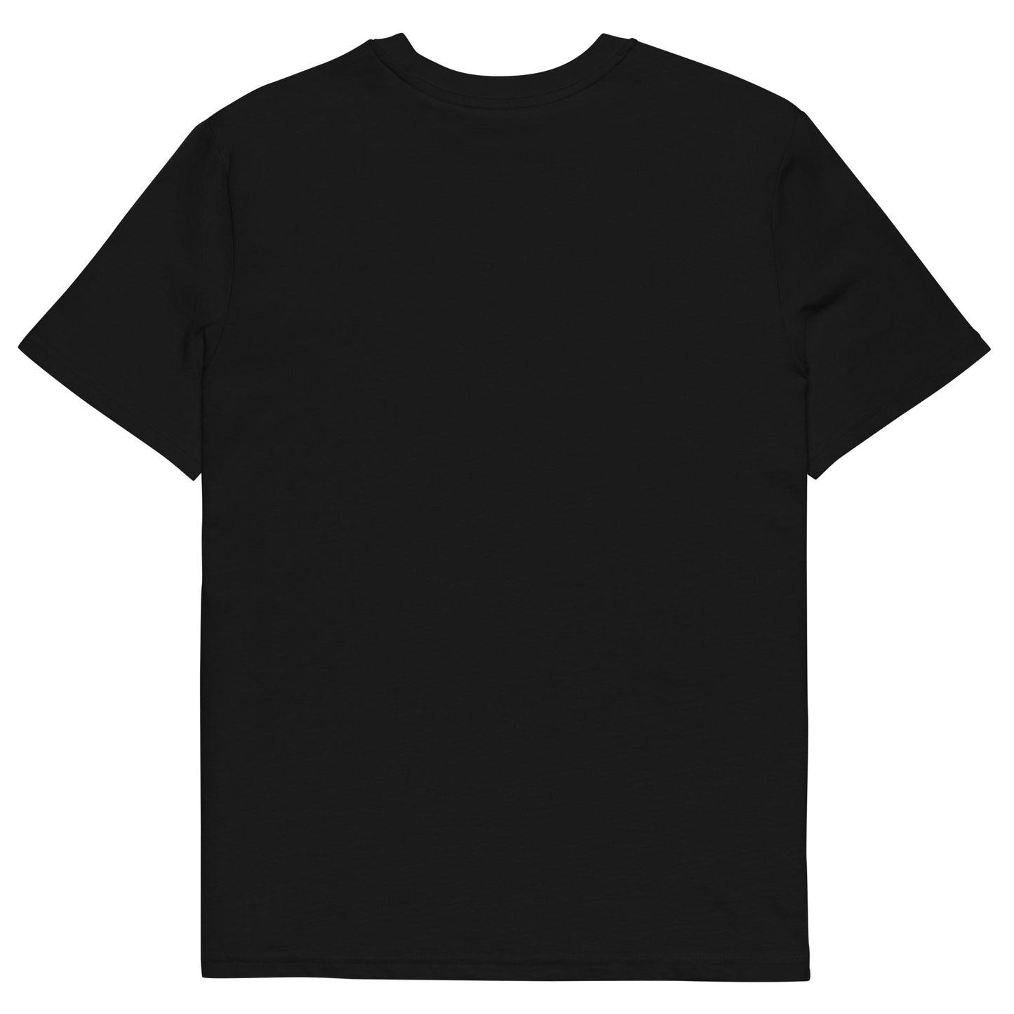 Back view of black t-shirt
