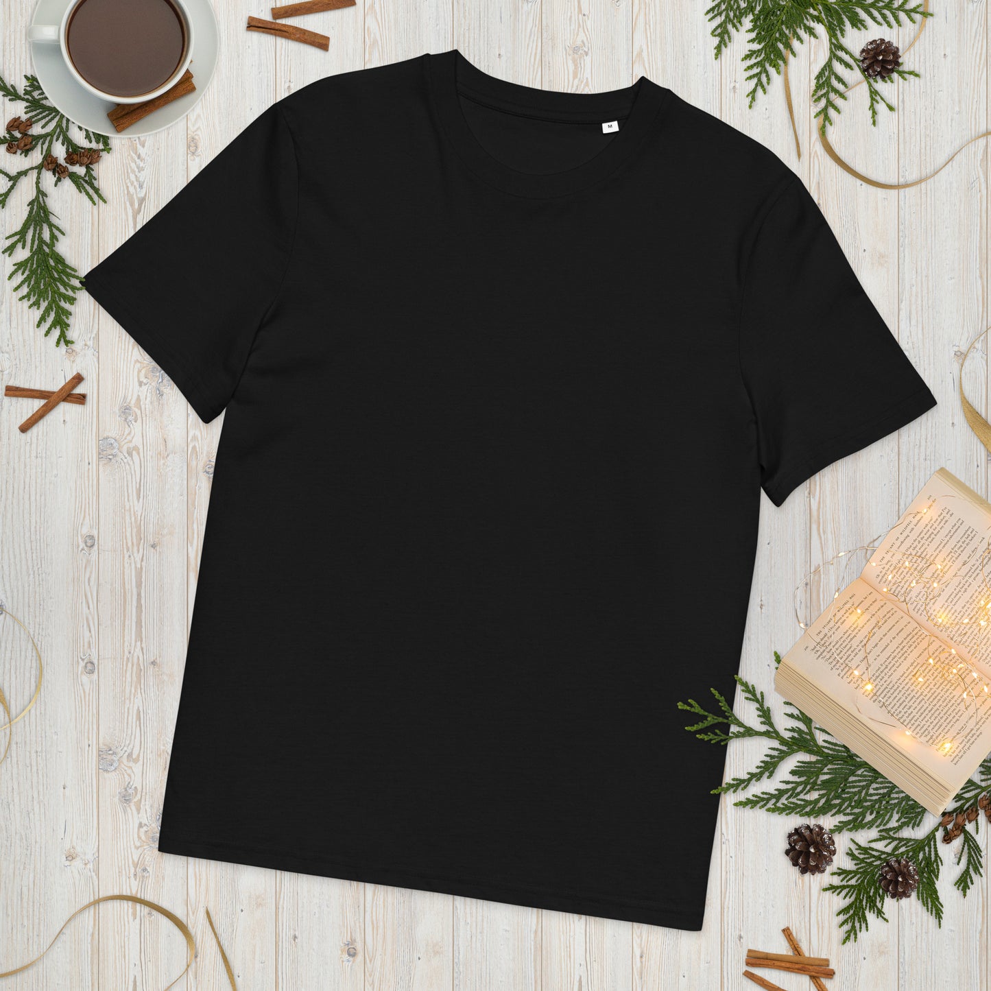 Black organic cotton t-shirt

