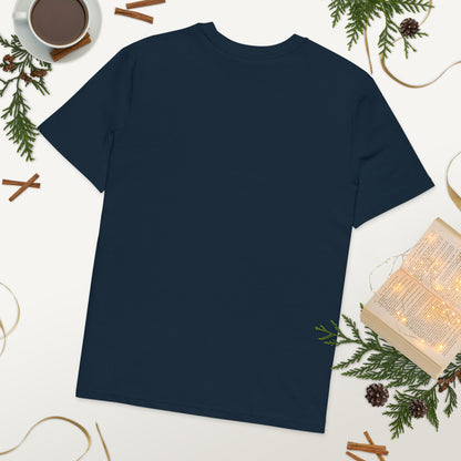 Navy blue organic cotton t-shirt

